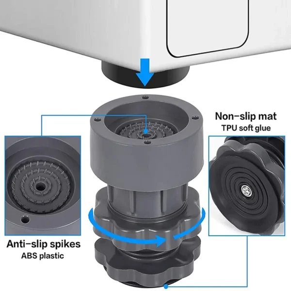 4pcs-Anti-Vibration-Pads-Washing-Machine-Base-Foot-Pads-Lifting-Foot-Base-Non-Slip-Shock-Noise